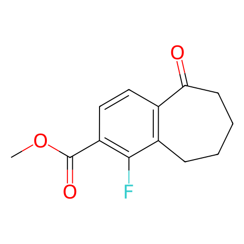 1-氟-5-氧代-6,7,8,9-四氢-5H-苯并[7]环烯-2-羧酸甲酯,Methyl 1-fluoro-5-oxo-6,7,8,9-tetrahydro-5H-benzo[7]annulene-2-carboxylate