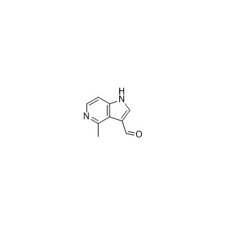 4-甲基-5-氮杂吲哚-3-甲醛,4-Methyl-1H-pyrrolo[3,2-c]pyridine-3-carbaldehyde