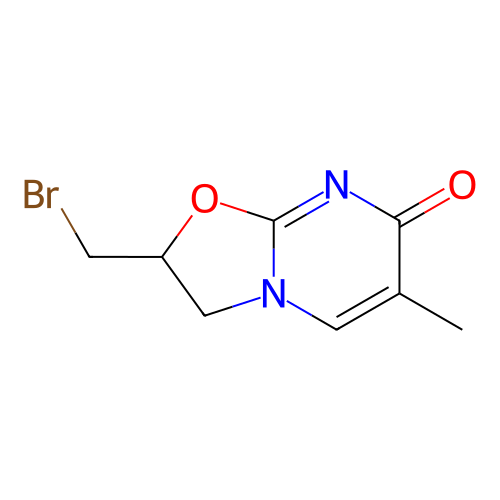 2-(溴甲基)-6-甲基-2H-噁唑并[3,2-a]嘧啶-7(3H)-酮,2-(Bromomethyl)-6-methyl-2H-oxazolo[3,2-a]pyrimidin-7(3H)-one