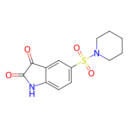 5-(哌啶-1-基磺酰基)-1H-吲哚-2,3-二酮,5-(Piperidin-1-ylsulfonyl)-1H-indole-2,3-dione