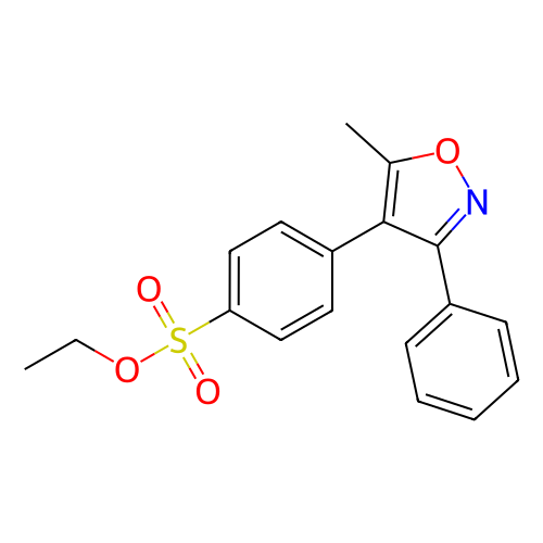 4-(5-甲基-3-苯基异噁唑-4-基)苯磺酸乙酯（帕瑞昔布钠杂质）,Ethyl 4-(5-methyl-3-phenylisoxazol-4-yl)benzenesulfonate (Palbociclib Impurity)