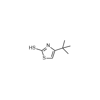 4-(叔丁基)噻唑-2-硫醇,4-(Tert-butyl)thiazole-2-thiol