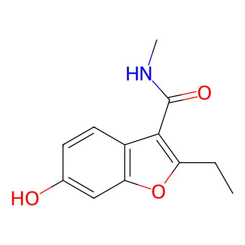 2-乙基-6-羟基-N-甲基苯并呋喃-3-羧酰胺,2-Ethyl-6-hydroxy-N-methylbenzofuran-3-carboxamide