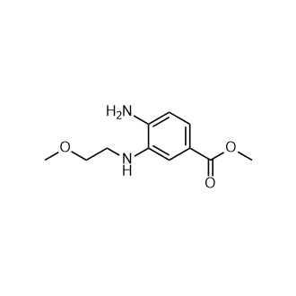 4-氨基-3-((2-甲氧基乙基)氨基)苯甲酸甲酯,Methyl 4-amino-3-((2-methoxyethyl)amino)benzoate