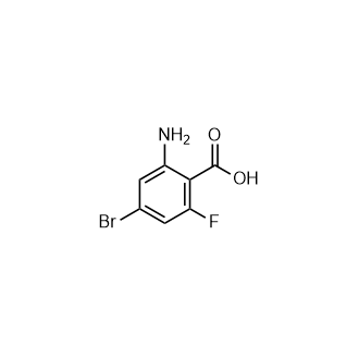 2-氨基-4-溴-6-氟苯甲酸,2-Amino-4-bromo-6-fluorobenzoic acid