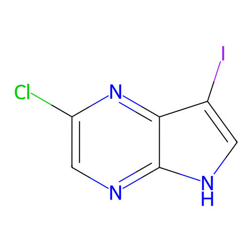 2-氯-7-碘-5H-吡咯并[2,3-b]吡嗪,2-Chloro-7-iodo-5H-pyrrolo[2,3-b]pyrazine