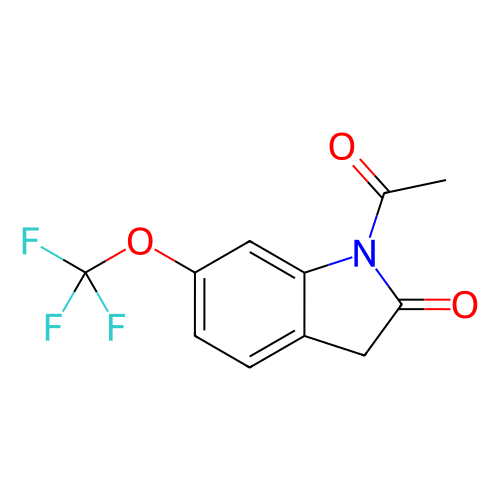 1-乙酰基-6-(三氟甲氧基)二氢吲哚-2-酮,1-Acetyl-6-(trifluoromethoxy)indolin-2-one