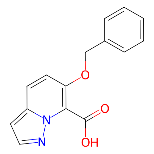 6-(芐氧基)吡唑并[1,5-a]吡啶-7-羧酸,6-(Benzyloxy)pyrazolo[1,5-a]pyridine-7-carboxylic acid