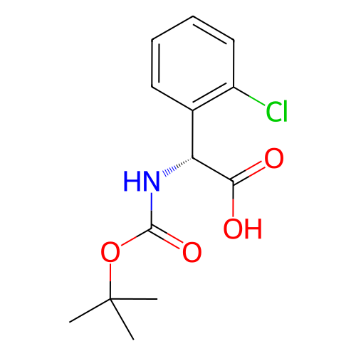 (R)-2-((叔丁氧羰基)氨基)-2-(2-氯苯基)乙酸,(R)-2-((tert-butoxycarbonyl)amino)-2-(2-chlorophenyl)acetic acid