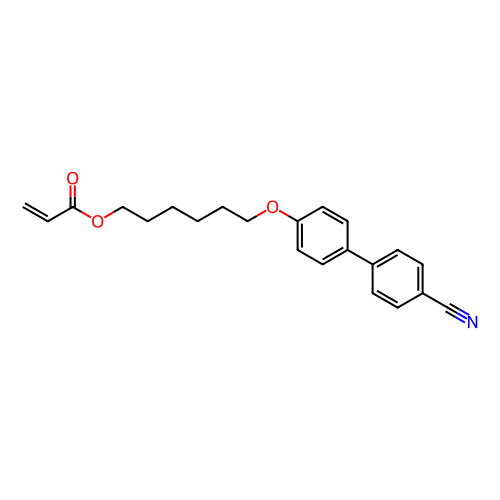 6-((4'-氰基-[1,1'-联苯]-4-基)氧基)丙烯酸己酯,6-((4'-Cyano-[1,1'-biphenyl]-4-yl)oxy)hexyl acrylate