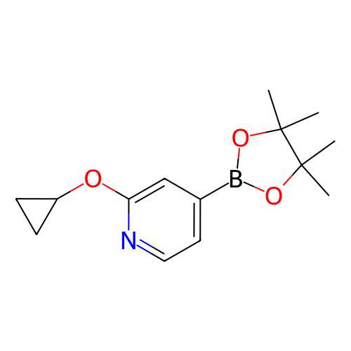 2-環(huán)丙氧基-4-(4,4,5,5-四甲基-1,3,2-二氧雜環(huán)戊硼烷-2-基)吡啶,2-Cyclopropoxy-4-(4,4,5,5-tetramethyl-1,3,2-dioxaborolan-2-yl)pyridine