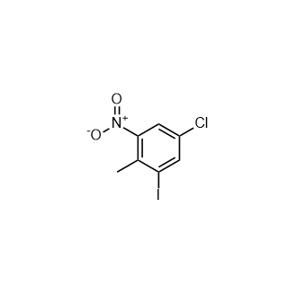 5-氯-1-碘-2-甲基-3-硝基苯,5-Chloro-1-iodo-2-methyl-3-nitrobenzene