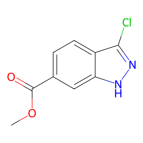 3-氯-1H-吲唑-6-羧酸甲酯,Methyl 3-chloro-1H-indazole-6-carboxylate