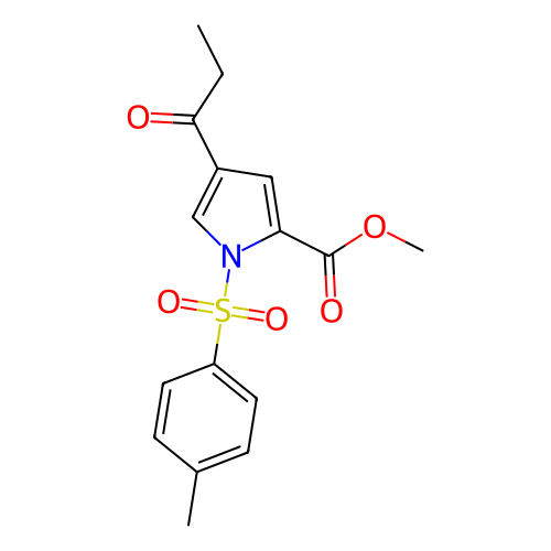 4-丙酰基-1-甲苯磺酰基-1H-吡咯-2-羧酸甲酯,Methyl 4-propionyl-1-tosyl-1H-pyrrole-2-carboxylate