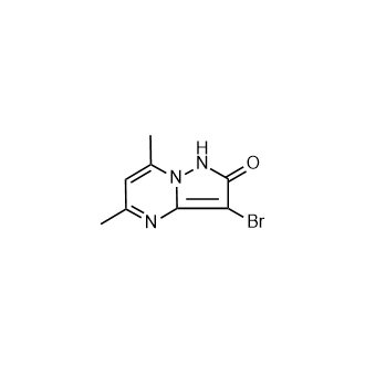 3-溴-5,7-二甲基[1,5-a]嘧啶-2(1H)-酮,3-Bromo-5,7-dimethylpyrazolo[1,5-a]pyrimidin-2(1H)-one