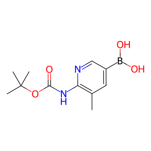 (6-((叔丁氧基羰基)氨基)-5-甲基吡啶-3-基)硼酸,(6-((Tert-butoxycarbonyl)amino)-5-methylpyridin-3-yl)boronic acid