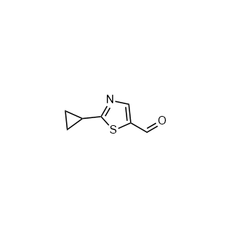2-环丙基噻唑-5-甲醛,2-Cyclopropylthiazole-5-carbaldehyde