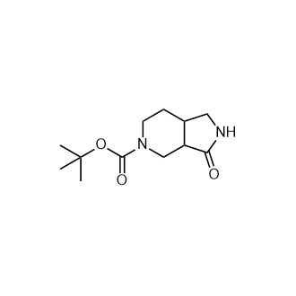 3-氧代六氢-1H-吡咯并[3,4-c]吡啶-5(6H)-羧酸叔丁酯,tert-Butyl 3-oxohexahydro-1H-pyrrolo[3,4-c]pyridine-5(6H)-carboxylate