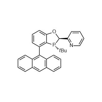2-((2R,3R)-4-(蒽-9-基)-3-(叔丁基)-2,3-二氢苯并[d][1,3]氧杂磷杂环戊烯-2-基)吡啶,2-((2R,3R)-4-(Anthracen-9-yl)-3-(tert-butyl)-2,3-dihydrobenzo[d][1,3]oxaphosphol-2-yl)pyridine