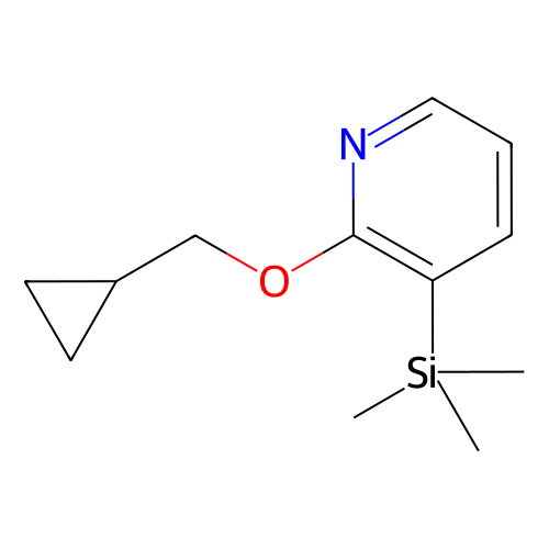 2-(环丙基甲氧基)-3-(三甲基硅烷基)吡啶,2-(Cyclopropylmethoxy)-3-(trimethylsilyl)pyridine