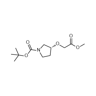 (R)-3-(2-甲氧基-2-氧代乙氧基)吡咯烷-1-羧酸叔丁酯,Tert-butyl (R)-3-(2-methoxy-2-oxoethoxy)pyrrolidine-1-carboxylate