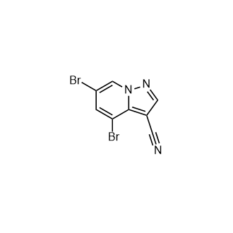 4,6-二溴吡唑并[1,5-a]吡啶-3-甲腈,4,6-Dibromopyrazolo[1,5-a]pyridine-3-carbonitrile