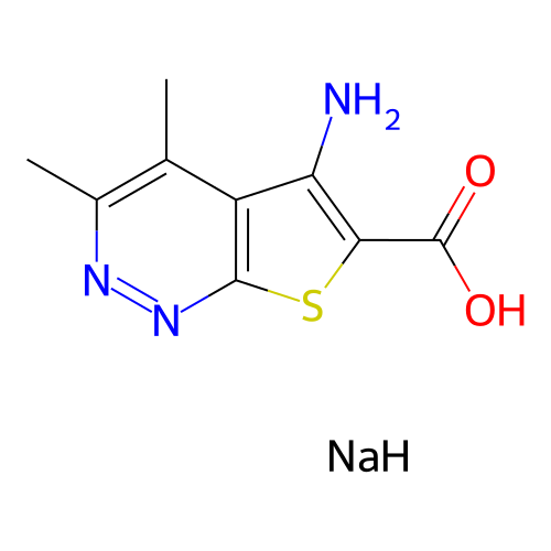 5-氨基-3,4-二甲基噻吩并[2,3-c]噠嗪-6-羧酸鈉,Sodium 5-amino-3,4-dimethylthieno[2,3-c]pyridazine-6-carboxylate