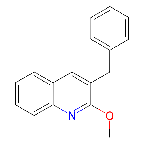 3-苄基-2-甲氧基喹啉,3-Benzyl-2-methoxyquinoline