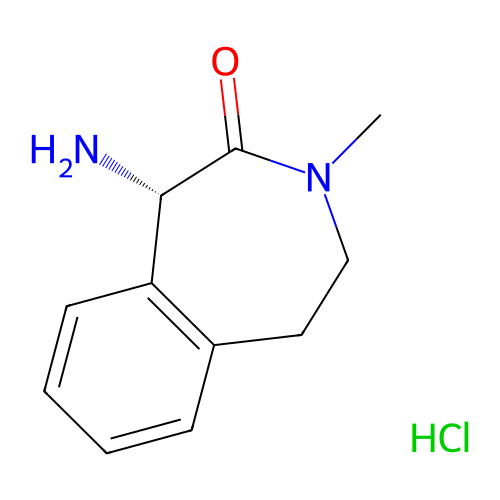 (1S)-1-氨基-1,3,4,5-四氢-3-甲基-2H-3-苯氮杂卓-2-酮酸盐,(S)-1-Amino-3-methyl-4,5-dihydro-1H-benzo[d]azepin-2(3H)-one hydrochloride