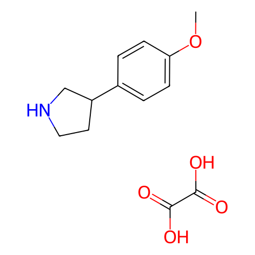 3-(4-甲氧苯基)吡咯烷草酸盐,3-(4-Methoxyphenyl)pyrrolidine oxalate