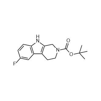 6-氟-1,3,4,9-四氢-2H-吡啶并[3,4-b]吲哚-2-羧酸叔丁酯,tert-Butyl 6-fluoro-1,3,4,9-tetrahydro-2H-pyrido[3,4-b]indole-2-carboxylate