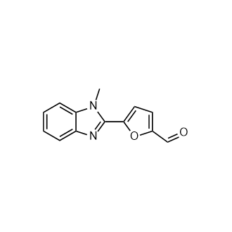 5-(1-甲基-1H-苯并[d]咪唑-2-基)呋喃-2-甲醛,5-(1-Methyl-1H-benzo[d]imidazol-2-yl)furan-2-carbaldehyde
