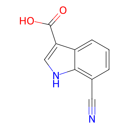 7-氰基-1H-吲哚-3-羧酸,7-Cyano-1H-indole-3-carboxylic acid