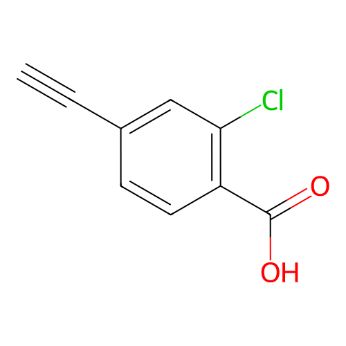 2-氯-4-乙炔基苯甲酸,2-Chloro-4-ethynylbenzoic acid