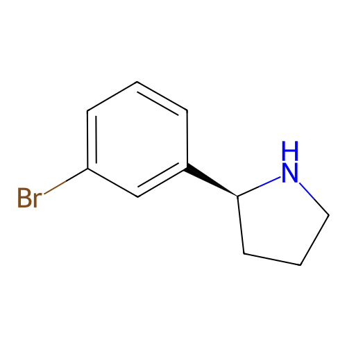 (S)-2-(3-溴苯基)吡咯烷,(S)-2-(3-Bromophenyl)pyrrolidine