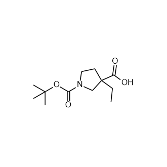 1-[(叔丁氧基)羰基]-3-乙基吡咯烷-3-羧酸,1-[(tert-Butoxy)carbonyl]-3-ethylpyrrolidine-3-carboxylic acid