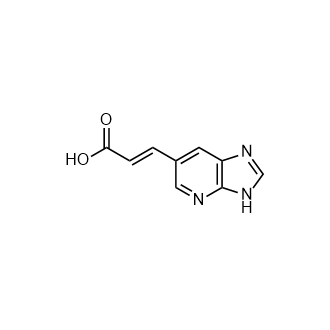 (E)-3-(3H-咪唑并[4,5-b]吡啶-6-基)丙烯酸,(E)-3-(3H-imidazo[4,5-b]pyridin-6-yl)acrylic acid