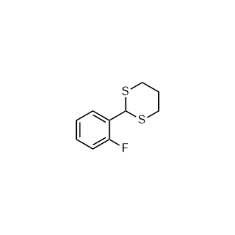 2-(2-氟苯基)-1,3-二噻烷,2-(2-Fluorophenyl)-1,3-dithiane