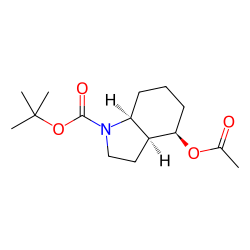 (3aS,4R,7aS)-4-乙酰氧基八氫-1H-吲哚-1-羧酸叔丁酯,(3aS,4R,7aS)-tert-butyl 4-acetoxyoctahydro-1H-indole-1-carboxylate