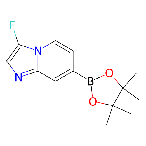 3-氟-7-(4,4,5,5-四甲基-1,3,2-二氧硼杂环戊烷-2-基)咪唑并[1,2-a]吡啶,3-Fluoro-7-(4,4,5,5-tetramethyl-1,3,2-dioxaborolan-2-yl)imidazo[1,2-a]pyridine