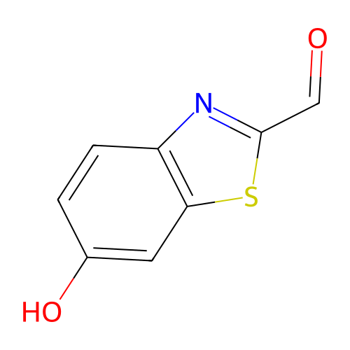 6-羟基苯并[d]噻唑-2-甲醛,6-Hydroxybenzo[d]thiazole-2-carbaldehyde