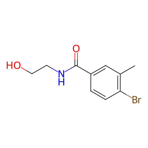 4-溴-N-(2-羟乙基)-3-甲基苯甲酰胺,4-Bromo-N-(2-hydroxyethyl)-3-methylbenzamide