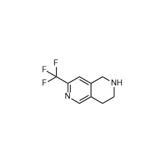 7-(三氟甲基)-1,2,3,4-四氫-2,6-萘啶,7-(Trifluoromethyl)-1,2,3,4-tetrahydro-2,6-naphthyridine