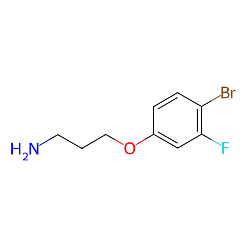 3-(4-溴-3-氟苯氧基)丙烷-1-胺,3-(4-Bromo-3-fluorophenoxy)propan-1-amine