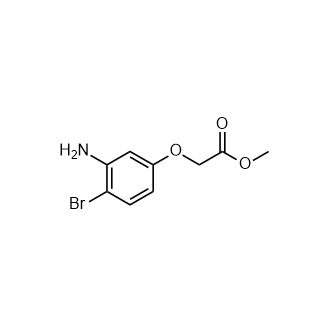 2-(3-氨基-4-溴苯氧基)乙酸甲酯,Methyl 2-(3-amino-4-bromophenoxy)acetate