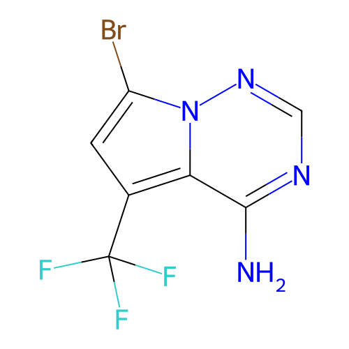 7-溴-5-三氟甲基吡咯[2,1-f][1,2,4]三嗪-4-胺,7-Bromo-5-(trifluoromethyl)pyrrolo[2,1-f][1,2,4]triazin-4-amine