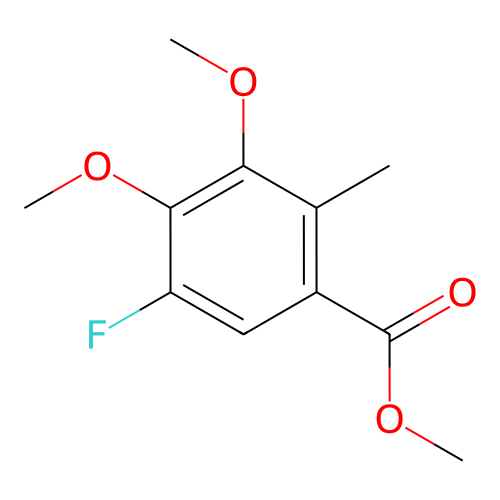 5-氟-3,4-二甲氧基-2-甲基苯甲酸甲酯,Methyl 5-fluoro-3,4-dimethoxy-2-methylbenzoate