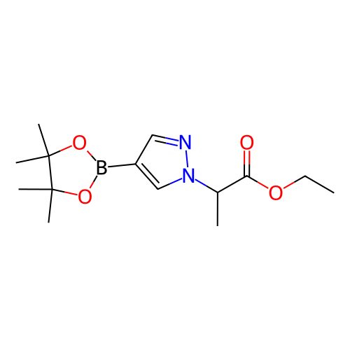 2-(4-(4,4,5,5-四甲基-1,3,2-二氧硼烷-2-基)-1H-吡唑-1-基)丙酸乙酯,Ethyl 2-(4-(4,4,5,5-tetramethyl-1,3,2-dioxaborolan-2-yl)-1H-pyrazol-1-yl)propanoate
