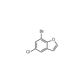7-溴-5-氯苯并呋喃,7-Bromo-5-chlorobenzofuran