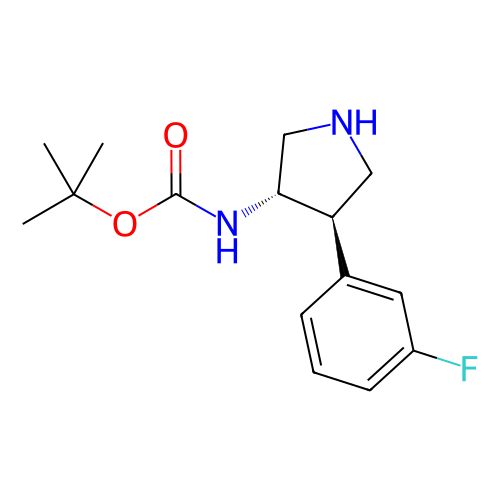 Rac-叔丁基n-[(3r,4s)-4-(3-氟苯基)吡咯烷-3-基]氨基甲酸酯,trans,Rac-tert-butyl n-[(3r,4s)-4-(3-fluorophenyl)pyrrolidin-3-yl]carbamate, trans